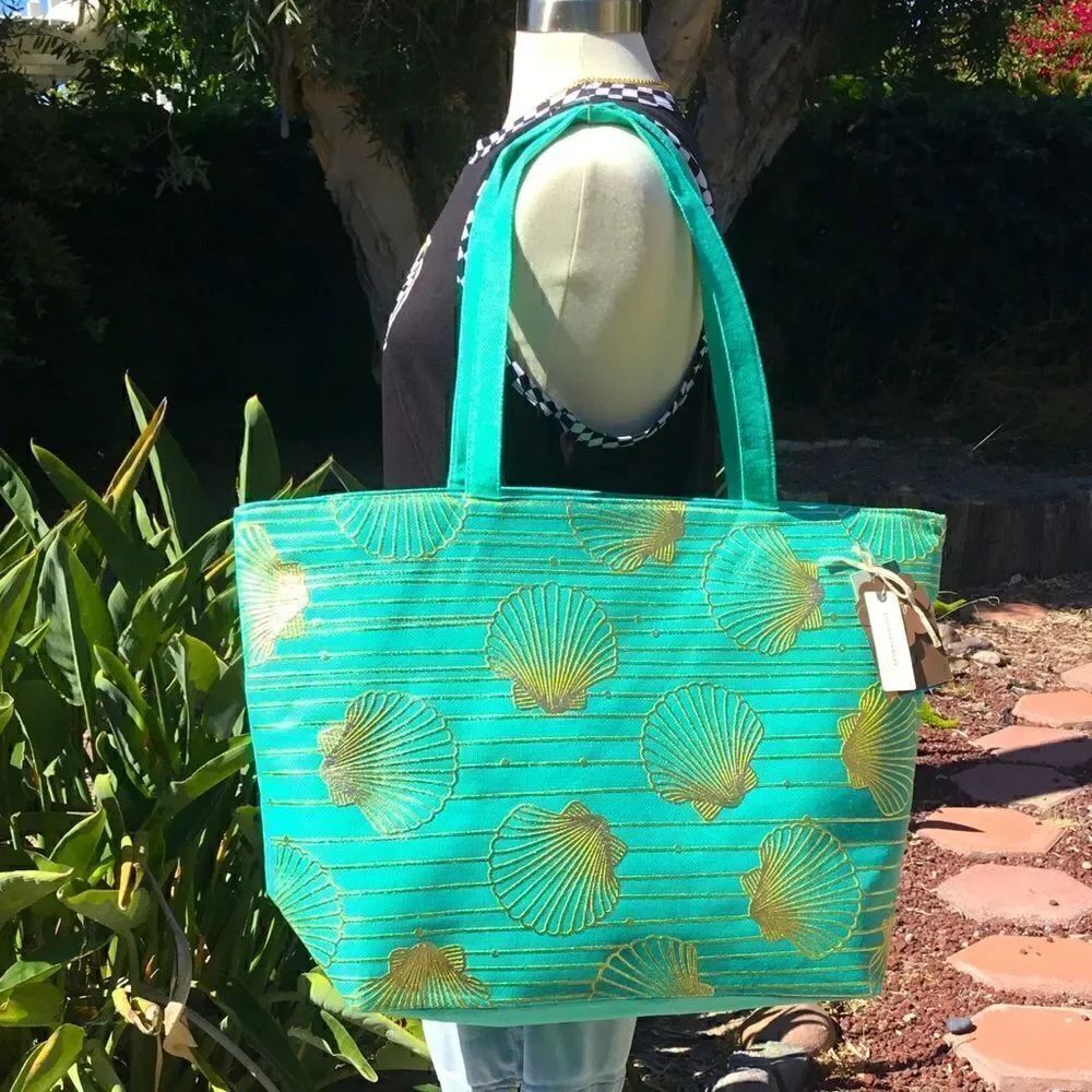 ANTHROPOLOGIE STYLE RESORT TOTE VACATION SCHOOL WORK